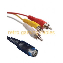 Atari ST Composite Audio Video AV RCA phono TV Cable lead